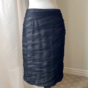 Teri Jon black overlay skirt SZ 8